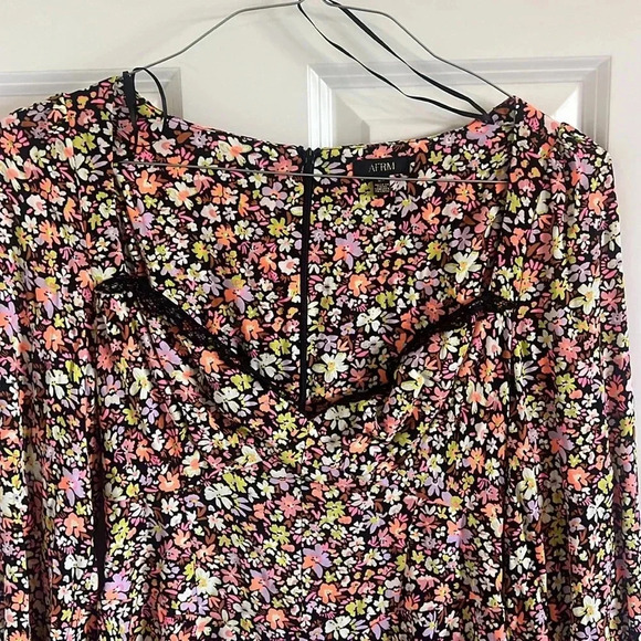 AFRM Women's Modesto Sweetheart Mini Dress Multi Color Size S NWOT - Picture 4 of 14